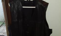 I have a very good quality leather vest for sale. The size is 4X. Great for over a coat. $ 120.00 OBO