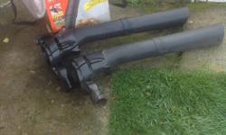Two black and Decker leave bags and etc, all in good shape