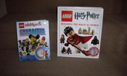 mini figures character encyclopedia $5
harry potter building the magical world $8
books are in great condition, no figures