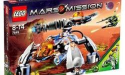 Hello! I have an old lego collection called mars mission. Its old but I was very careful when I used it. It is in very good condition and 99% complete. Now when I say 99% I mean like a few of the stickers fell off. Call me for any details you are