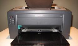 For sale is a Lexmark E120N Network Laser Printer compatible with Microsoft & Mac equipment. Please check Lexmark's website for particulars and specifications. I've been using this printer for a couple of years with virtually no issues outside of the odd