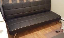 London Drugs Memory Foam Futon - Dark Brown
1.5 cm memory foam quilting on top
Stainless steel legs
179 x 91 x 77 cm
Bought for $199 last year.
I have cats so there is some cat fur and some claw marks on it, but otherwise its in great condition!
PICKUP