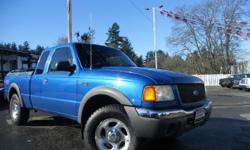 Make
Ford
Model
Ranger
Year
2001
Colour
Blue
kms
148000
Trans
Automatic
LOW KMS! This 2001 Ford Ranger 4X4 is the perfect island truck! and it is HERE at Colwood Car Mart!
It features:
*V6 4.0L
*Automatic
*4X4
*Power windows
*Power locks
*Keyless entry