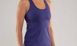 I have for sale a Lululemon Turbo tank size 8. It was worn once. A little big for me. Super cute on. Asking $40.00