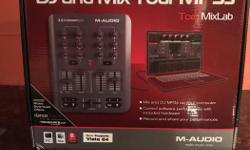 Torq MixLab M Audio
New in box - never used.
M-Audio's Torq Mixlab combines powerful DJ software and a well-designed USB hardware interface at an unbeatable price.
For the aspiring digital DJ, the M-Audio Torq Mixlab is an unmatched value.
Review:
