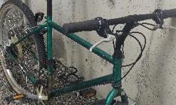 Man's bike, green in colour. Around 15 years old. In great condition.