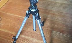 Full size Manfrotto Tripod, 190 Art Series with #222 pistol grip or flight stick style head.
Telescoping legs are the super easy thumb twist style. Full size.
Comes with Manfrotto carry bag.
Will consider trades for old nikon film era manual lenses, or
