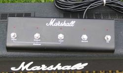 I am offering my 2002 Marshall Triple Super Lead amp.This is the one with three footswitchable channels-clean,crunch and lead.It also has a very useable footswitchable reverb.The amp was serviced recently by Jeff Larocque at MidTown in Sarnia-he is the
