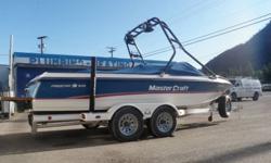 MasterCraft ProStar 205 for sale on a double axle MasterCraft trailer.  This boat is in mint condition; comes with tower, tower speakers, upgraded stereo system, underwater lights, shower, heater. 
Please phone for more info 250-869-6245.
