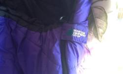 child size sleeping bag good quality from Mountain Equipment Co-op Fit 3+ years
$15