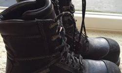 Only worn a few times, 8" high Dakota Steel Toed Work Boots, Size 8.5