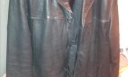 Mens Danier Black Leather Jacket Like New SIZE XL only worn 4 -5 times Value $350 new. Picture doesn't do it justice
OBO