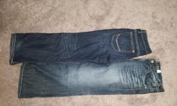 There are 2 modern jeans from Warehouse one. They were worn maybe once.
There are no rips or stains and they come from smoke free home.
If there are any questions, please feel free to contact me.