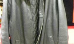 Mens XL Leather Jacket, item # I-12742. Gap. Price of $159 includes all taxes. PLEASE REFER TO INVENTORY # I-12742 WHEN INQUIRING. We also have more items for sale at The Bay Street Broker located on the corner of Bay and Government St. open till 6:00 pm