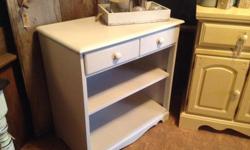 Mini side table/tv stand/cabinet refinished in Superior Paint Co.? Bone White. Measures 30Lx17Dx30H $145
Please call we do not receive text messages. Thank you!
If you would like to view all of our pieces we have for sale please click the link