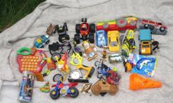 Misc. toys - $15
Lego, Tonka, fisher price & other misc toys.