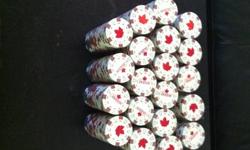 500 Unopened Molson Canadian poker chips  100.00 obo