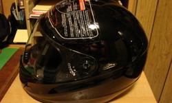 MOTORCYCLE HEMET---Full-Faced (ZOX helmet) Black---Size XL-- Brand new--Ph 204-642-7408