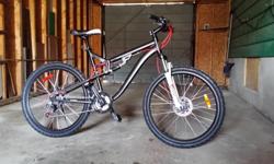 Selling a Double suspension adult mountain bike.