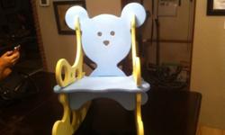 These are hand made, and come in a variety of colours. These chairs are good for all children up to 7 years old. Very easy to ship anywhere, and put together with no tools at all. Hurry and get your order in for Xmas.
This ad was posted with the Kijiji