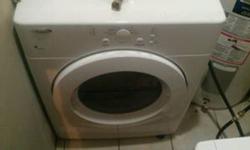 ONE MONTH OLD WHIRLPOOL FRONT LOAD STACKABLE WASHER AND DRYER . PAID 1100 . ASKING 900 . NEED TO SELL . . BARELY USED .
