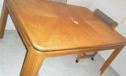 dining room table and 4 chairs  - 150 obo
 
glass top coffee table and 1 end table - 60 obo
 
 
call 587-645-1375 to view !   NEED TO SELL ASAP !!!!!