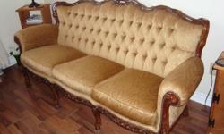 Solid Wood Furniture For Sale - Must sell before December 31, 2011. As is. Vanity with mirror and chaise, tall dresser, headboard, 2 side tables (darkwood) 2 sidetables (light wood), 2 dining chairs, trunk, lamp.  Please call:  Day - 12.30 pm to 1.30 pm