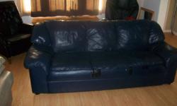 Full size navy leather couch for sale, few small scratches which are covered by duct tape, otherwise in great shape. $100 OBO.
Also, have few other items, Email for pictures if interested,
Dressor - $40
Coffee Table - $30
Golf Clubs - $75 Firm
Lawn Mower