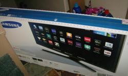 Brand new 50" Samsung smart TV($725) and a Panasonic home stereo system that was used about 10 times($105)- comes with 5 speakers(2 wireless, subwoofer, 5 disc Dvd/Cd player and Ipod dock. Pd $900 including tax for the TV(has gone down in stores now) and
