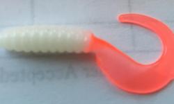 New
Wholesale Lot
55
1.5" Curly Tail Grub
White & Pink
Perfect for jigging
Bass, Trout, Cod.....