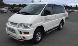 Make
Mitsubishi
Model
Delica Space Gear
Year
1999
Colour
White
kms
135000
Trans
Automatic
1999 Mitsubishi Delica, L400, Chamonix, Series 2, High Roof, 3.0L V6 Gas Engine, Automatic With Overdrive, This Is A New Arrival From Japan, Imported And Serviced By
