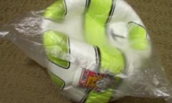 New Challenger Soccer Ball Size 4 in bag. As you can see this ball has never been inflated and is brand new.