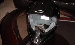 New Dirt Bike Helmet - Its A Large Size & Black - Paid $113.00