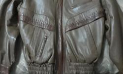 Men's leather jacket. It's brand new. Very soft leather.