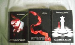 New moon is paper back
Eclipse and Breaking Dawn are both hardcover