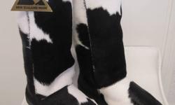 COW HAIR OUTSIDE / SHEEPS WOOL INSIDE /
DIRECT FROM NEW ZEALAND /..........VERY COZY!!!
 
SLIPPERS ALSO AVAILABLE
(MAKES A GREAT CHRISTMAS GIFT!!!)
 
GOT COW?
Furnishings & Apparel
506 Main Street, Ituna SASK
(306) 795-7159
 
or visit;
WWW.GOTCOW.CA
(FREE