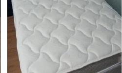 Extra nice plush top mattress. 38 inches wide by 75 long. The one for sale is still in factory plastic but you can try out the open one. I will sell the mattress separate for $235.
250 816-9458
