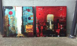 Two New York art prints for sale. Sold as a set, $40.00 for both.
Dimensions- L/H/W- 27 1/2 inches
You pick up.
