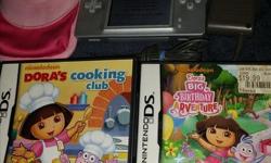 Nintendo ds console (grey) in excellent condition.
Comes with protective case, charger and 2 games.
No scratches on screen or case.
Dora cooking
Dora birthday adventure
Great games for 3+ young non reader's
Text or email only 250-857-2009