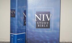 ISBN: 978-0-310-92955-0 -- Brand New Zondervan NIV Study Bible. Not Read - Not Used. Retails for $52.99!