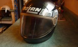 Nolan full face motorcycle helmet. Black with a clear plexi glass face shield. Black cushioned lining. DOT approved. Size small 7 - 7 1/8". Very good condition. No rips or tears & strap is all good. Open to reasonable offers.