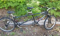 Norco Evolution 21 speed tandem bike with front shocks, in great condition. Lots of fun and the perfect way to share your riding adventures. The ideal family Christmas gift! $375.00 O.B.O.