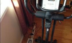 Eight year old elliptical trainer in good shape. Not heavily used, approximately 2 hours a week. Make me an offer. Email, phone or text.