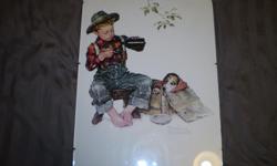 Rockwell painting , don't know anything about it, been in the family for years, please make me an offer... thanks..