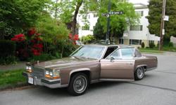 Make
Cadillac
Year
1984
Colour
brown
Trans
Automatic
kms
189000
NOT RUSTY! 84 Cadillac, Fleetwood Brougham D'Elegance, DETROIT IRON, WINTERIZED! A-1 Shape, " Air Cared" STATS AVAILABLE FROM OWNER.(Kilometres 189,000 km, OR Total 119,000 Miles, Newer Small