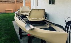 12 ft Nucanoe c/w wheel , paddles, captain seats, will also accommodate 2 hp motor. Lots of fun 1100 firm