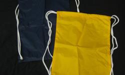 Brand new drawstring backpacks from Augusta Sportswear. $10 each. Navy and Yellow one of each.
Delivery option available for this item.
CLICK VIEW SELLER'S LIST FOR MORE ITEMS!