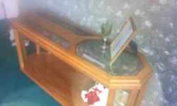 Beautiful Oak & Glass. Coffee and Sofa Table. $ 300.00 both items Obo This ad was posted with the Kijiji Classifieds app.