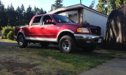 Make
Ford
Colour
Red
Trans
Automatic
kms
374500
High kms truck. Used to run parts to and from Alberta so mostly highway. Tired are okey. Brakes are good, new starter, ignition coils, spark plugs, new fuel injector, new battery, transmission and rear end