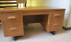 Old wooden desk $60 - item currently located in Victoria
Phone 250-618-9574 to View
Approx Size 60" long , 30 ' high and 34" deep